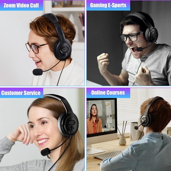 ElloGear EG15 Stereo Gaming Headset for PS4, PC, Xbox One PS5 Controller New,Box - Picture 8 of 13